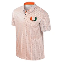 Men's Colosseum Orange Miami Hurricanes Big & Tall Marty Rival Polo