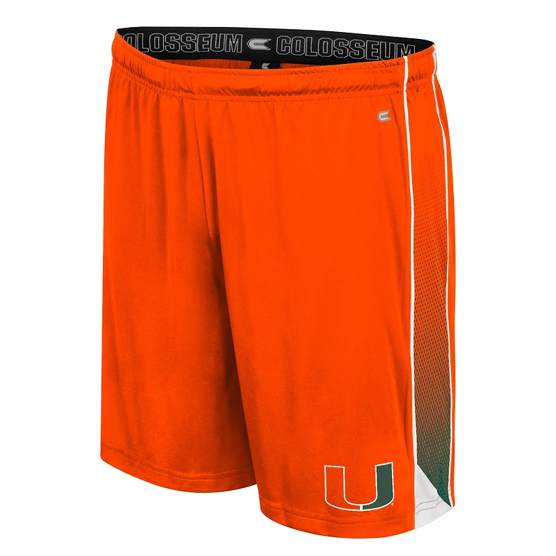 Men's Colosseum Orange Miami Hurricanes Online Shorts