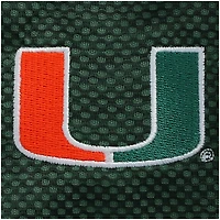 Men's Columbia Green Miami Hurricanes Scorecard Quarter-Zip Jacket