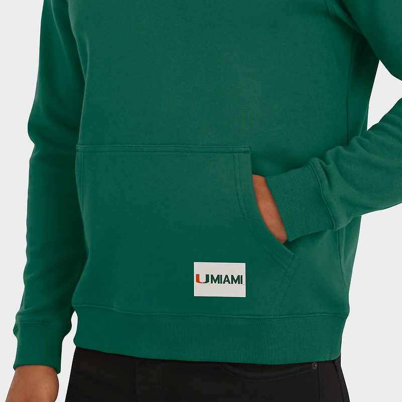 Men's Darius Rucker Collection by Fanatics Green Miami Hurricanes Quarter-Zip Pullover