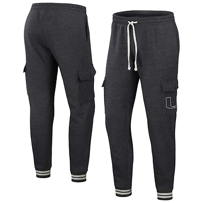 Collection Darius Rucker pour homme par Fanatics Heather Charcoal Miami Hurricanes Pantalon de jogging cargo