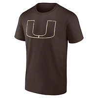 Men's Fanatics Brown Miami Hurricanes Express T-Shirt