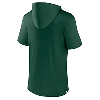 T-shirt à capuche Core Read pour homme Fanatics Green Miami Hurricanes