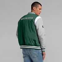 Veste à boutons-pression intégrale Fanatics pour homme, vert, Miami Hurricanes Elements Elite