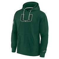 Men's Fanatics Green Miami Hurricanes Elements Pace Pullover Hoodie