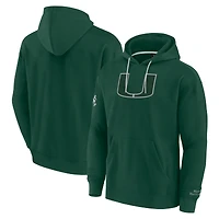 Men's Fanatics Green Miami Hurricanes Elements Pace Pullover Hoodie