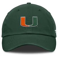 Men's Fanatics Green Miami Hurricanes Squad Club Adjustable Hat