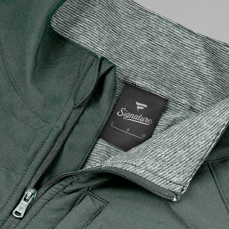 Veste zippée entièrement ton sur avec logo principal Fanatics Green Miami Hurricanes pour homme