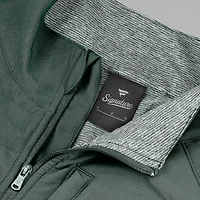 Veste zippée entièrement ton sur avec logo principal Fanatics Green Miami Hurricanes pour homme