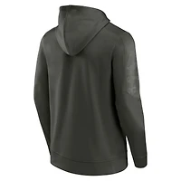 Sweat à capuche Fanatics Olive Miami Hurricanes OHT Military Appréciation Guardian pour hommes