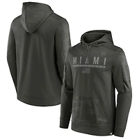 Sweat à capuche Fanatics Olive Miami Hurricanes OHT Military Appreciation Guardian pour homme