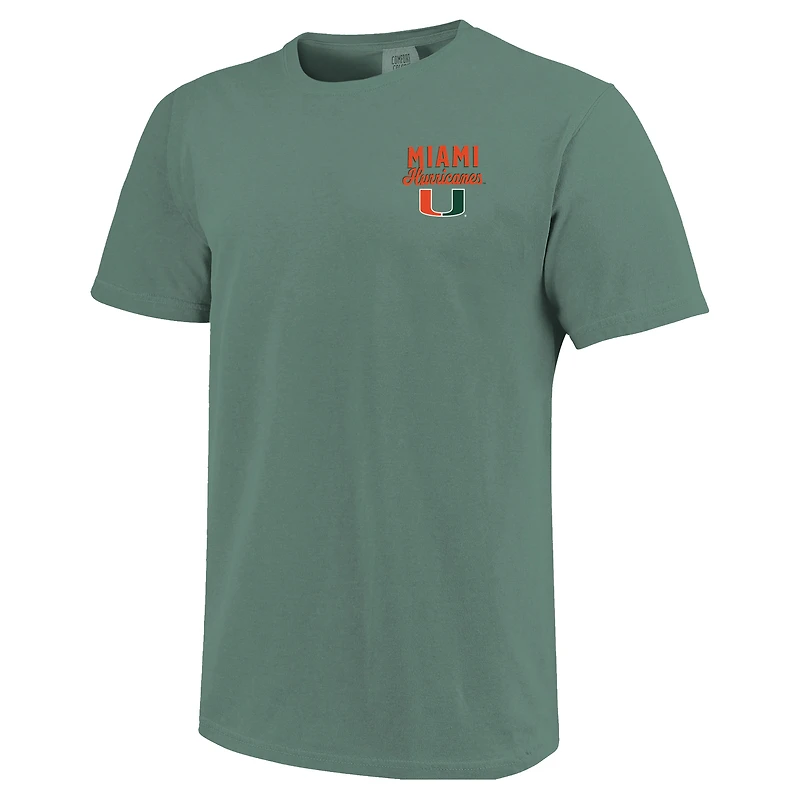 Men's  Green Miami Hurricanes America's Team T-Shirt