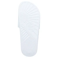 Men's ISlide White Miami Hurricanes Primary Motto Slide Sandals