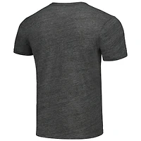 T-shirt à trois mélanges pour hommes League Collegiate Wear Heather Charcoal Miami Hurricanes Hyper Local Victory Falls