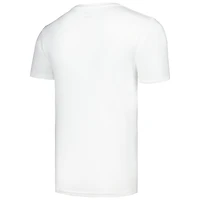 T-shirt blanc Miami Hurricanes Smiley All American de la League Collegiate Wear pour hommes