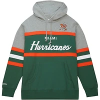 Sweat à capuche vert Mitchell & Ness pour hommes, entraîneur-chef des Hurricanes de Miami