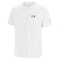 T-shirt blanc Torchdown de Tommy Bahama pour homme, Miami Hurricanes