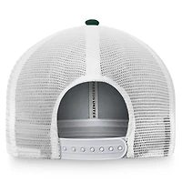 Men's Top of the World Green/White Miami Hurricanes Breakout Trucker Snapback Hat