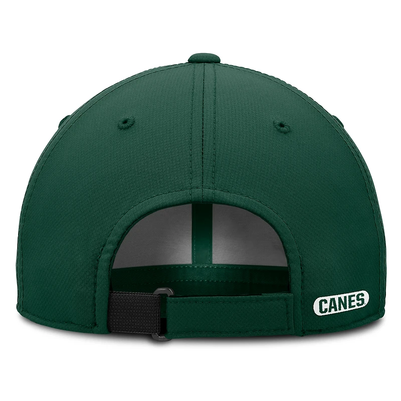 Men's Top of the World  Green Miami Hurricanes Victory Adjustable Hat