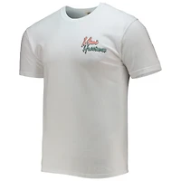 T-shirt bandana Miami Hurricanes mascotte homme blanc