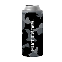 Ouragans de Miami 12oz. Refroidisseur de canettes slim camouflage noir
