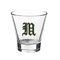 Miami Hurricanes 12oz. Slant Vault Rock Glass