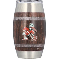 Miami Hurricanes 15oz. Barrel Tumbler