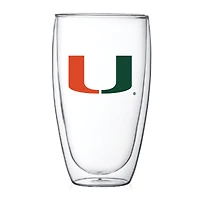 Hurricanes de Miami 15 oz. Verre thermo à double paroi