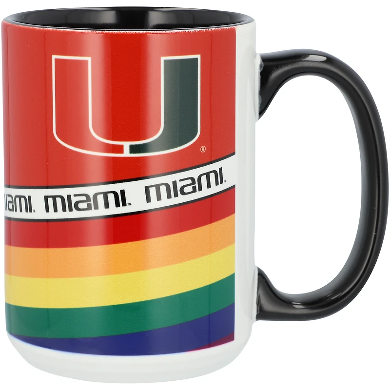 Hurricanes de Miami 15 oz. Tasse en céramique de fierté