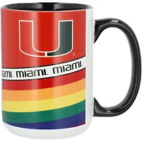 Hurricanes de Miami 15 oz. Tasse en céramique de fierté