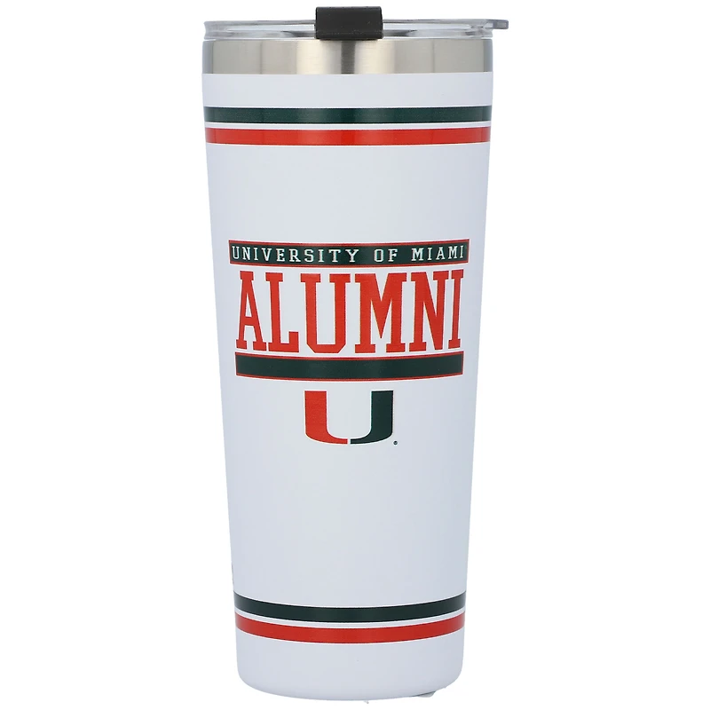 Miami Hurricanes 24oz. Alumni Stainless Steel Tumbler