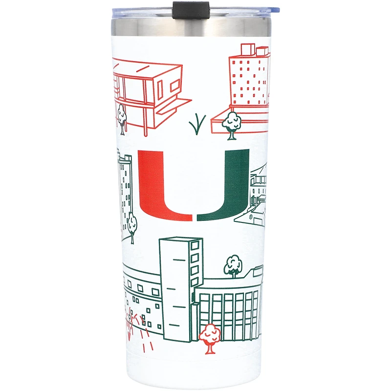 Miami Hurricanes 24oz. Campus Tumbler