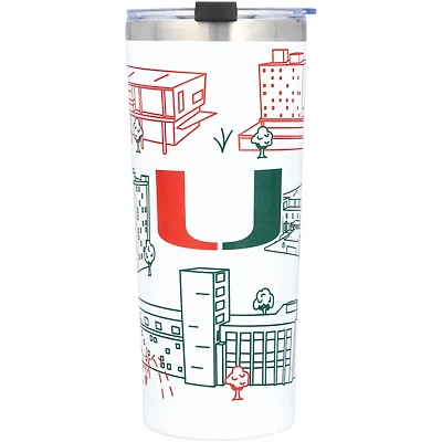 Miami Hurricanes 24oz. Campus Tumbler