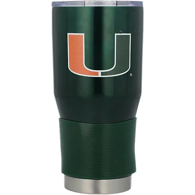 Gobelet isotherme Miami Hurricanes de 887 ml (30 oz) en acier inoxydable pour les jours de match