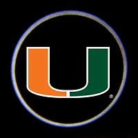 Lumière de portière de voiture des Miami Hurricanes