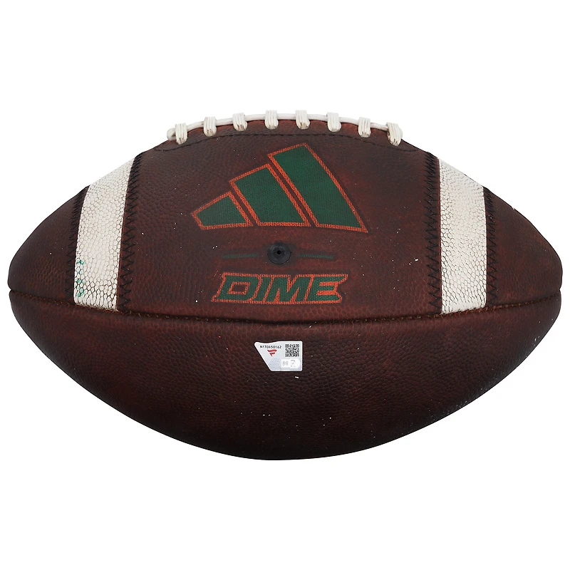 Miami Hurricanes Game-Used Football vs. Stanford Cardinal on October 25, 2025