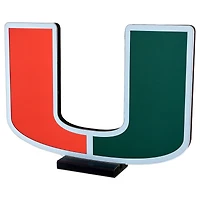 Miami Hurricanes LED Infinity Logo Light