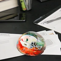 Miami Hurricanes Team Pride Dome Paper Weight