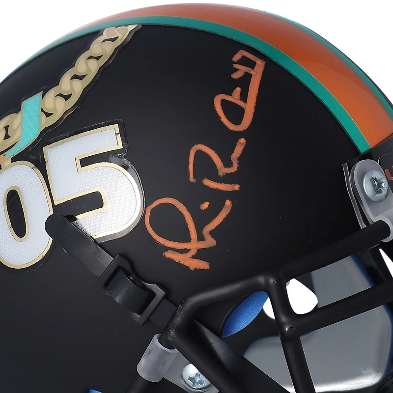 Michael Irvin Miami Hurricanes Autographed Schutt Tradition Mini Helmet - Fanatics Exclusive