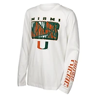 Ensemble de t-shirts the Mix pour enfants d'âge préscolaire Hunter Green Miami Hurricanes