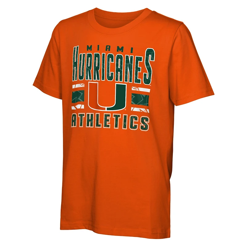 Ensemble de t-shirts the Mix pour enfants d'âge préscolaire Hunter Green Miami Hurricanes