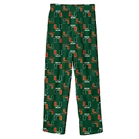 Pantalon vert Outerstuff pour enfant d'âge préscolaire avec logo intégral des Miami Hurricanes