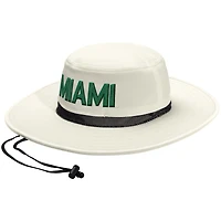 Unisex adidas  Cream Miami Hurricanes Wide Brim Boonie Bucket Hat