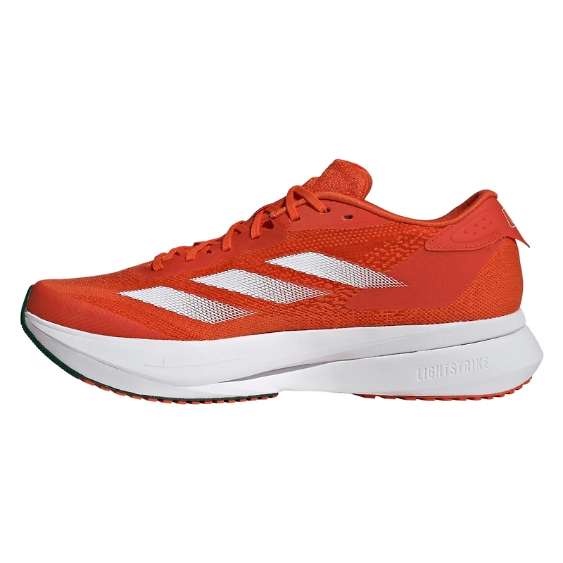 Chaussures de course unisexes adidas orange Miami Hurricanes Adizero Sl2