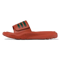 Unisex adidas  Orange Miami Hurricanes Alphabounce 2.0 Slide Sandals