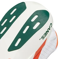 Chaussures de course unisexes Adidas Adizero Evolution SL blanches des Miami Hurricanes