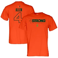Unisex Blue 84 Marcus Allen Miami Hurricanes 4 Strong T-Shirt