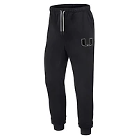 Unisex Fanatics Black Miami Hurricanes Elements Super Soft Fleece Jogger