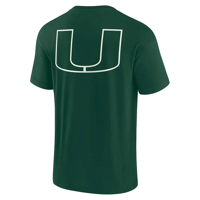 Unisex Fanatics Green Miami Hurricanes Elements Super Soft Short Sleeve T-Shirt