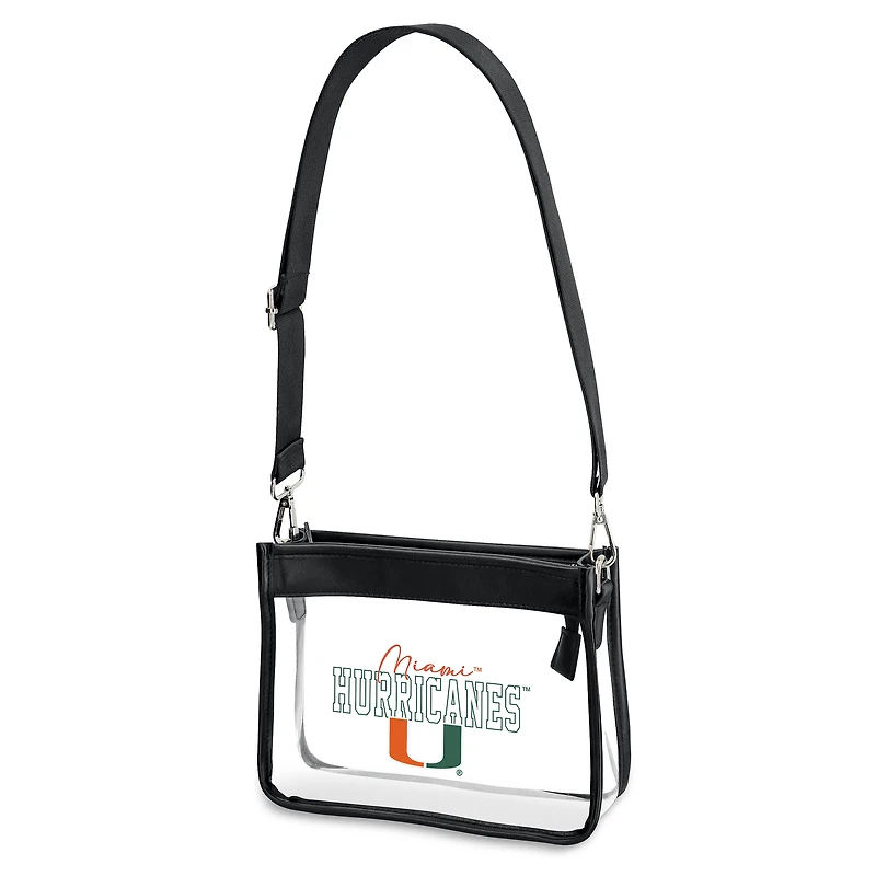 WEAR by Erin Andrews Miami Hurricanes Plastic Chain Mini Crossbody Bag